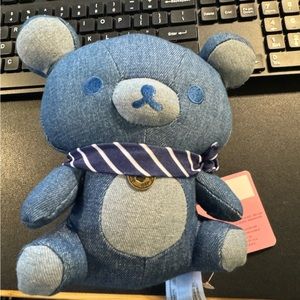 Sanrio X Rilakkuma denim plush toy